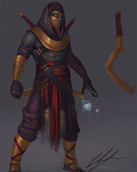 Ancient Egyptian Warrior, Erick Lopes on ArtStation at https://www.artstation.com/artwork/e0aOLG ...