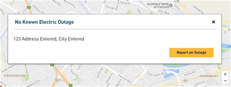 Find Or Report Electric Outages - California Power Outage Map ...