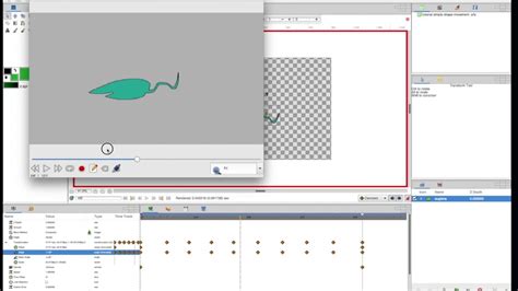 Synfig Tutorial - EASY/BASIC - Step 2- Moving / changing shape across timeline. (AKA ANIMATING ...