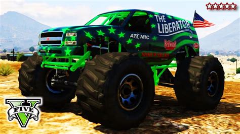 GTA 5 LIBERATING Mount Chiliad | Epic GTA Online Monster Truck Climb | Grand Theft Auto V - YouTube