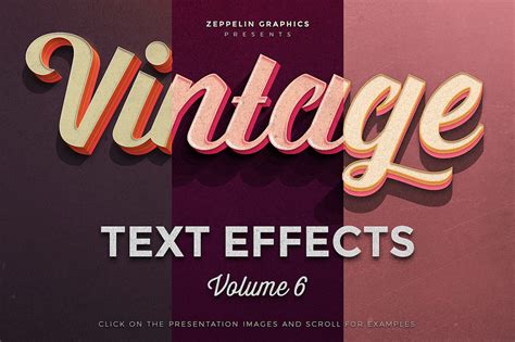 Vintage Text Effects for Adobe Photoshop