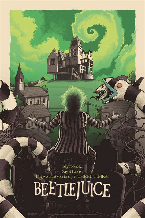 Beetlejuice - Movie Poster by Mark Bell | Vice Press