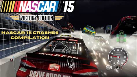 NASCAR '15 Crashes Compilation - YouTube