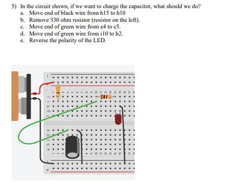 Solved 2) If a capacitor is a polarized capacitor, it means | Chegg.com