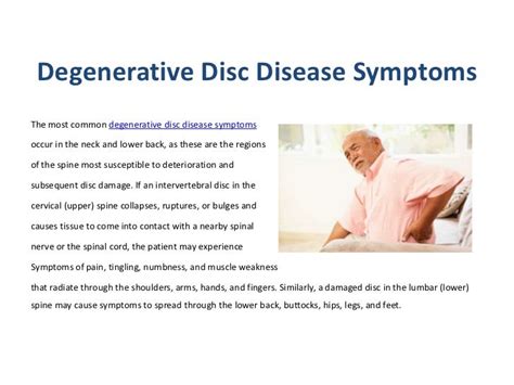 Degenerative Disc Disease Symptoms