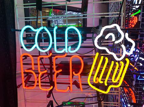Bar Neon Sign Handmade Great for a Mancave Garage Pub | Etsy