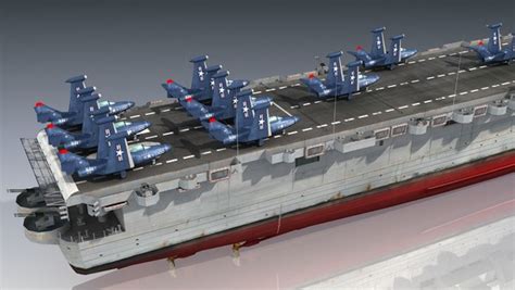 modelo 3d USS Saipan CVL-48 - TurboSquid 2096270