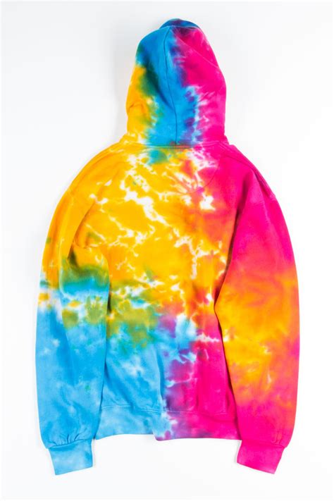 Multi Rainbow Tie Dye Hoodie - Ragstock.com