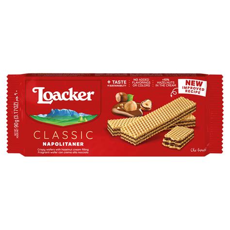 Loacker Classic Napolitaner 90g | Sweet Biscuits | Iceland Foods