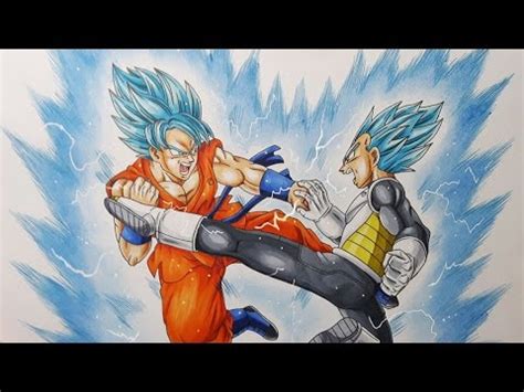 Goku And Vegeta Drawing at GetDrawings | Free download