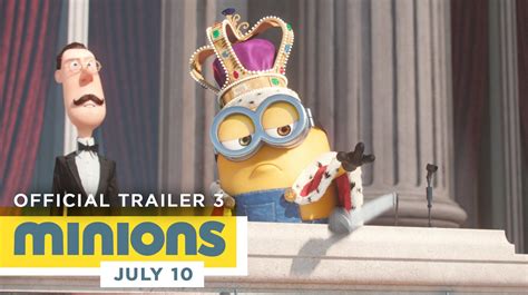 Minions - Official Trailer 3 (HD) - Illumination | Minions, Minion movie, Minion gif