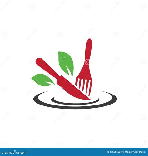 Restaurant icon logo stock vector. Illustration of menu - 175364927