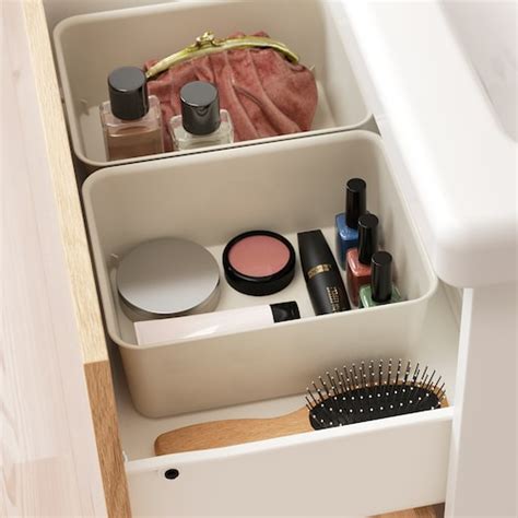 NOJIG organizer, plastic/beige, 7 ¾x9 ¾x4" - IKEA