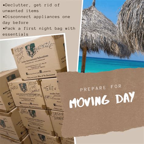 Prepare for Moving Day on Aruba | Moving day, Aruba, Moving