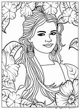 Selena Gomez Coloring Pages  Free Printable PDF & Online sketch template