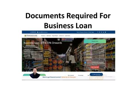 PPT - Documents Required For Business Loan PowerPoint Presentation, free download - ID:11398965