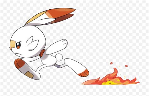 Scorbunny Runs With Fire Render Pokemon Sword And Shield - Pokemon ...