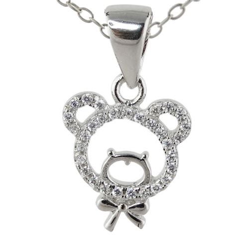 Sterling Silver Teddy Bear Necklace | FashionJunkie4Life