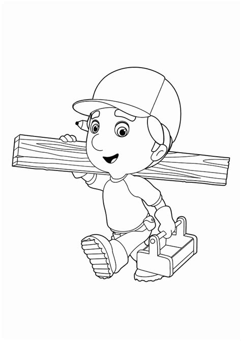 Handy manny coloring pages