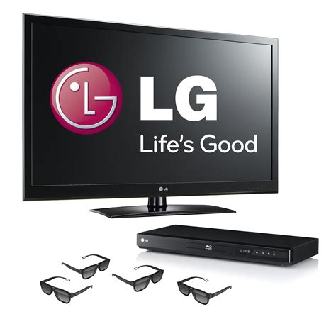 LG Electronics 47LW5300 47-Inches 1080p 120HZ Cinema 3D LED TV and Four ...