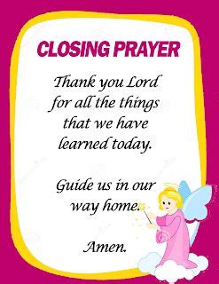 Opening and Closing Prayers in School (Ready to Print) - DepedClick | School prayer, Closing ...