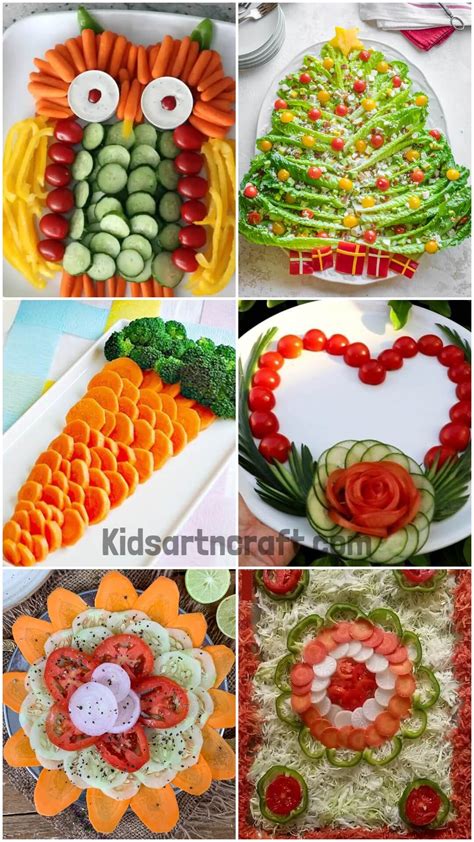 Animal Arts With Vegetables - Kids Art & Craft