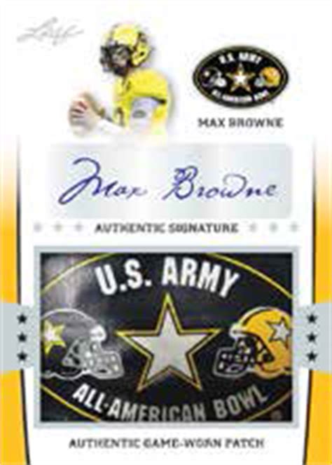 2013 Leaf US Army All-American Bowl Football Set Info, Boxes, More