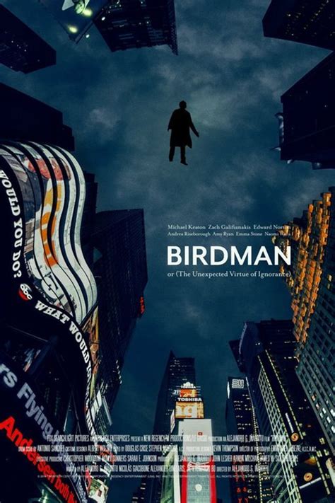 Birdman (2014) [1080 x 1620] : MoviePosterPorn | Film poster design, Movie posters design, Movie ...