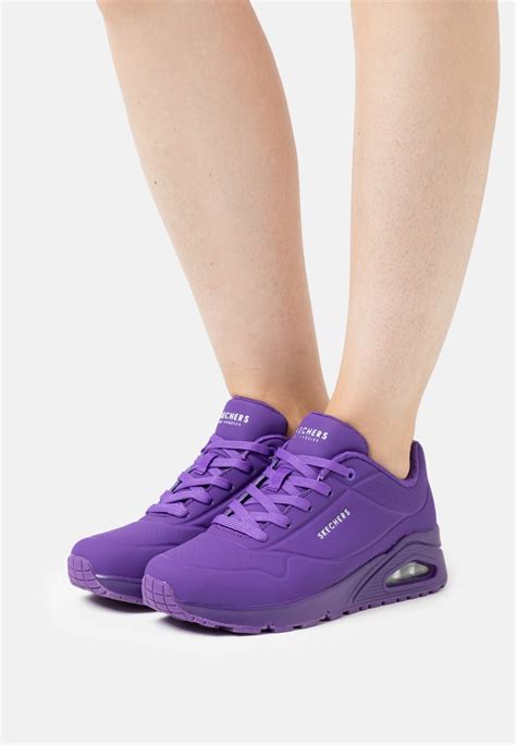 Skechers Sport UNO - Joggesko - neon purple/syrin - Zalando.no