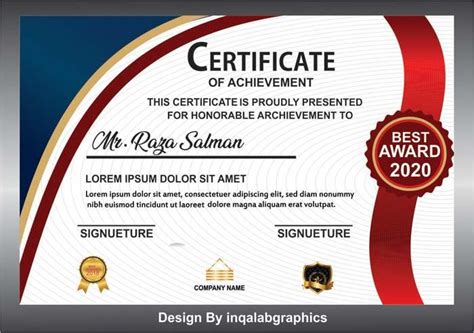 Certificate Design - Free PSD and Cdr file Graphic Design Certificate Templates Download ...