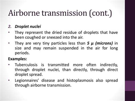 PPT - Epidemiology of Airborne Diseases PowerPoint Presentation - ID:1946019