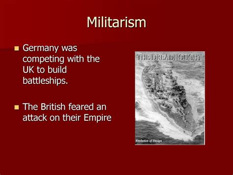 Militarism Alliances Imperialism Nationalism - ppt download