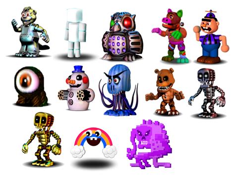 Adventure FNaF World Bosses by JadeBladeGamer22 on DeviantArt