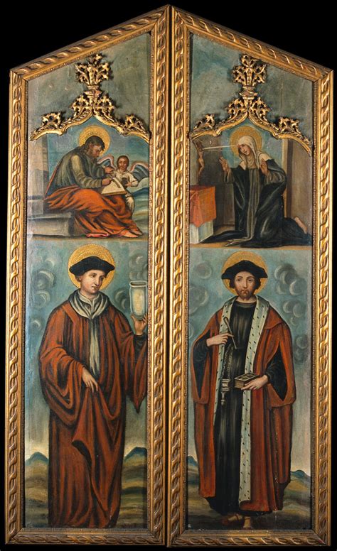 Saint Cosmas and Saint Damian. Oil paintings. | Wellcome Collection
