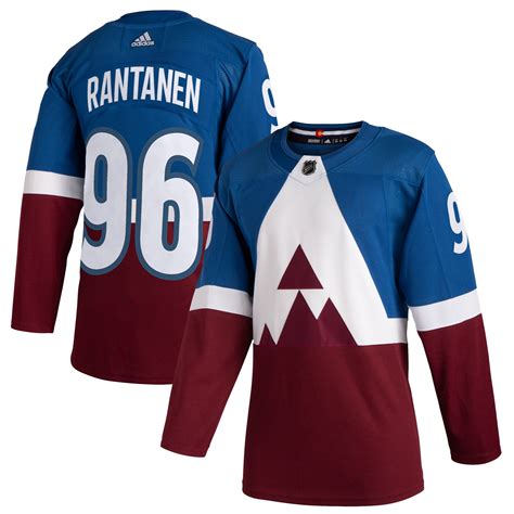 Men's Colorado Avalanche Mikko Rantanen adidas Blue/Burgundy 2020 Stadium Series Authentic ...