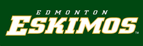 Edmonton Eskimos Wordmark Logo - Canadian Football League (CFL) - Chris Creamer's Sports Logos ...