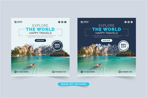 Dream vacation planner template vector (2058920)