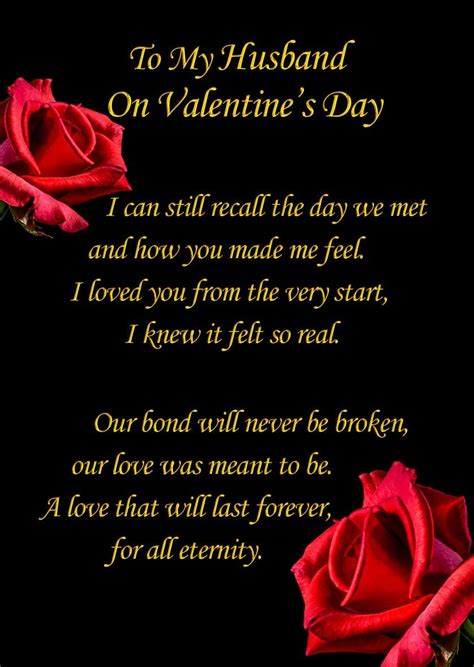 Valentines Day 'Husband' Verse Poem Greeting Card: Amazon.co.uk: Office Products