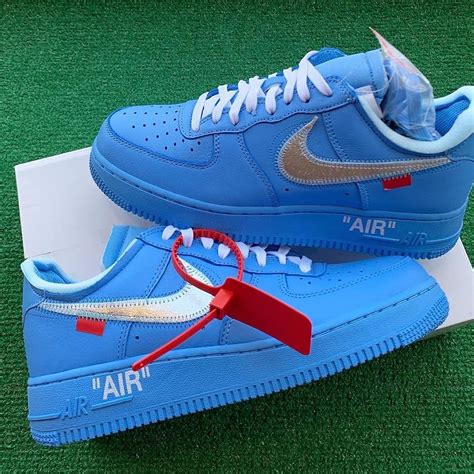 Nike x Off-White Air Force 1 Low 'MCA' University Blue - Exclusive Sneakers SA