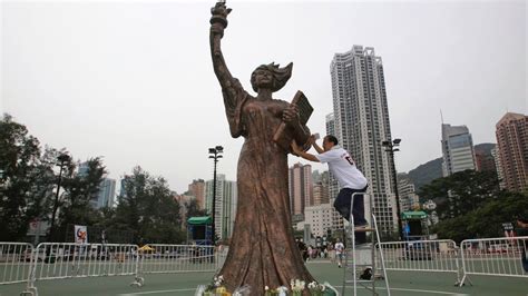 More Hong Kong universities remove Tiananmen Square massacre memorials ...