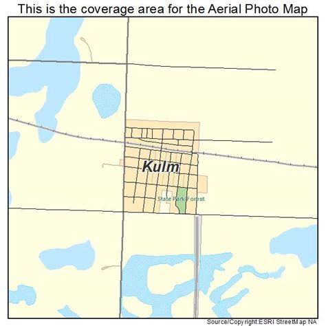 Aerial Photography Map of Kulm, ND North Dakota