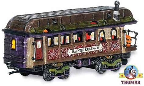 Ghost Train Ride Halloween Haunted Railroad Model Collectible Buildings ...