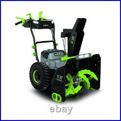 Ego Power+ Snow Blower 24” Self-Propelled 2 Stage With Two 7.5 Ah Batteries | Snow Blowers