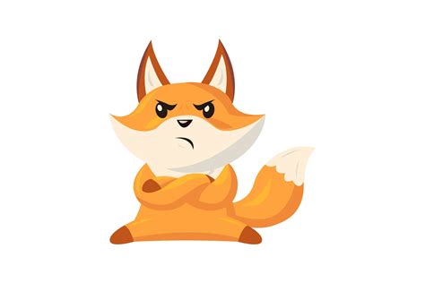 Cute Cartoon Fox Symbol