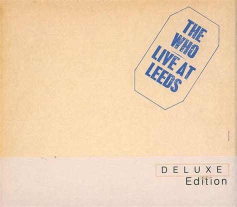 THE WHO / LIVE AT LEEDS (DELUXE EDITION) [import edition] | Music software | Suruga-ya.com