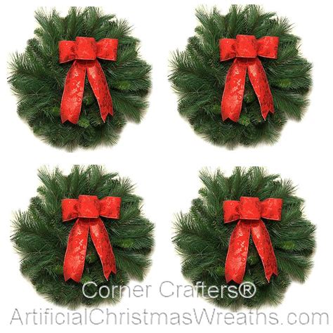 MINI DELUXE TRADITIONAL CHRISTMAS WREATH | ArtificialChristmasWreaths ...