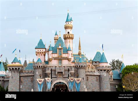 Castle, Disneyland Amusement Park, Anaheim, California USA Stock Photo - Alamy