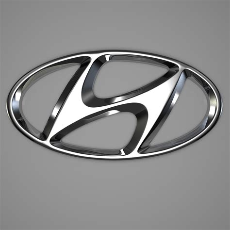 Hyundai Logo 3D Model - FlatPyramid