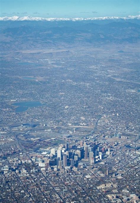 Aerial view of The Mile High City and the Rocky Mountains. #denver #colorado | Visit Colorado ...