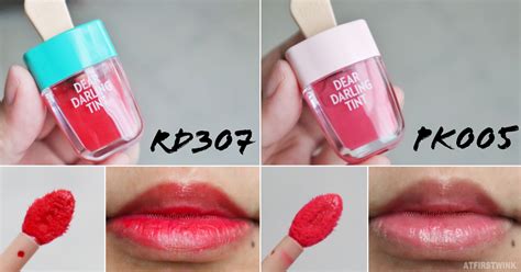 Review: Etude House Dear Darling tint RD307 and PK005